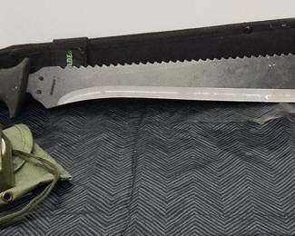 Schrade Machete And Compass