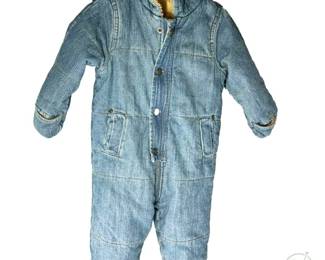 Denim Baby Snowsuit