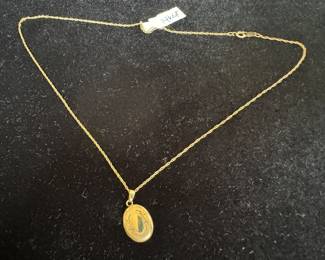 14K Gold Filled Necklace with 14K Gold Filled Pendant