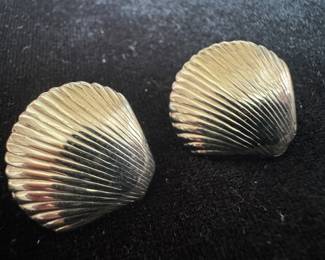 Sterling Silver Shell Earrings