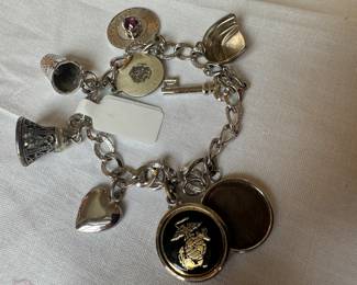 Sterling Silver Charm Bracelet