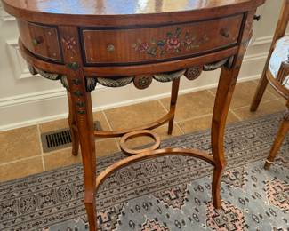 French 1 Drawer / 2 Side Door Side Table (26"W x 17"D x 30"H / 2 Available)