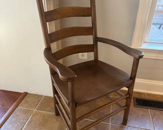 Walnut Ladder back Dining Chair (2 Armchairs & 6 Side Chairs)