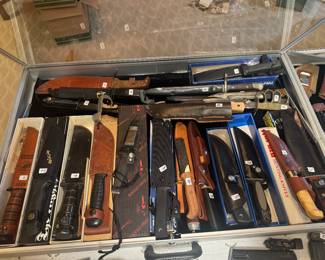 Large Collection of Knives
