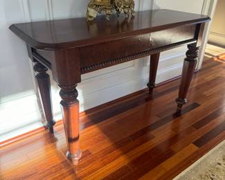 Victorian Mahogany Hall Table (46"W x 18"D x 29"H)