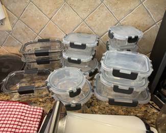 Collection of Glass Tupperware (Like New)