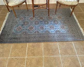 Hand-Knotted Wool Jaldar Pakistani Rug (50"W x 79"L)