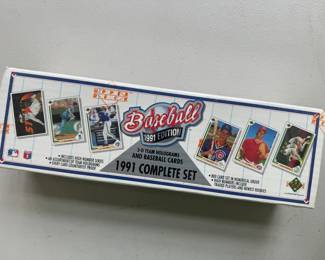 Upper Deck 1991 Baseball Cards Complete Set (Factory Sealed / Never Opened)