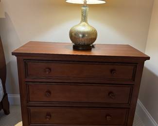 Ethan Allen Walnut 3 Drawer Dresser (41"W x 19"D x 34"H) (2 Available)