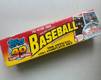 Topps 1991 Baseball Cards Complete Set (Factory Sealed / Never Opened)