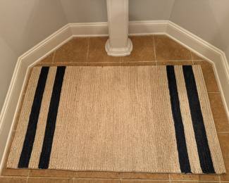Mark D. Sikes / Dash & Albert Ipswich Blue Jute Woven Rug (36"W x 62"L)