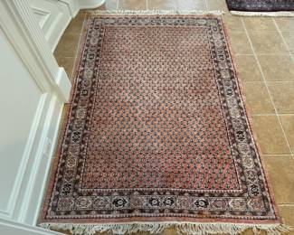 Hand-Knotted Seraband Art Silk Rug (57"W x  83"L)