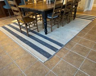 Mark D. Sikes / Dash & Albert Ipswich Blue Jute Woven Rug (108"W x 144"L)