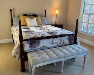 Lexington Mahogany Queen 4 Poster Bed 