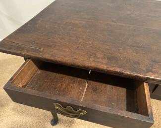 Antique 2 Drawer Desk (39"W x 21"D x 27"H)
