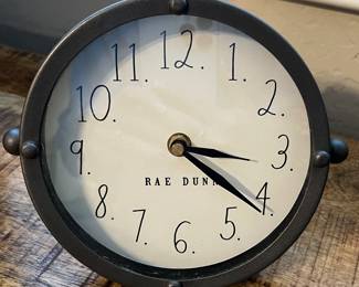 Rae Dunn Tabletop Clock