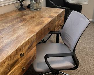 Raleigh Writing Desk , Office Chair, Desk Lamp