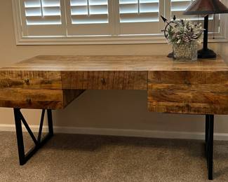 Raleigh Writing Desk , Office Chair, Desk Lamp