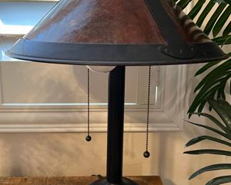 Table Lamp Arts & Crafts Mission Mica Tensor