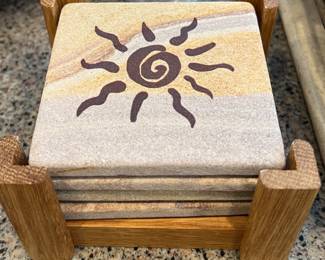 Stone Coaster Set