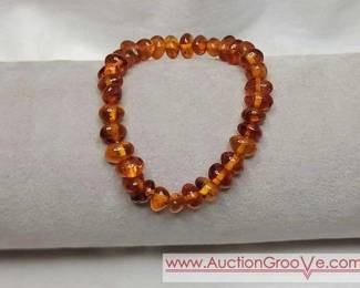 3 Golden amber bracelet