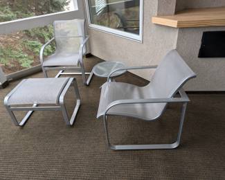 Patio Chairs & Ottoman