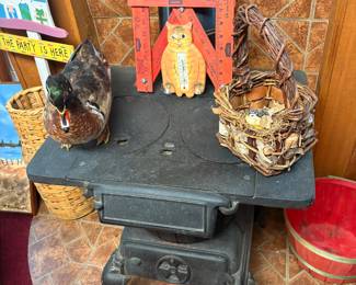 Vintage cast iron stove 