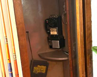 Vintage Western Electric bell system working phone booth