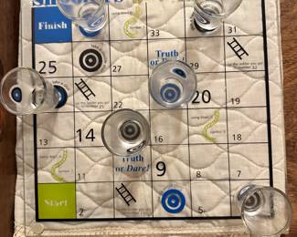 Shoots and ladders drinking game.