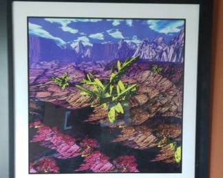 Cactus On Mongo Digital Print By Peter Jones