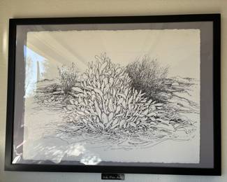 Original Ink Pen Drawing By G Jones