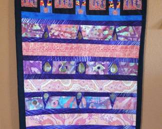 Fabric Quilted Wall Art By Gwen Jones
