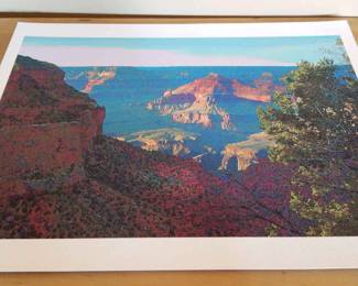 Digital Print Of Grand Canyon On Watercolor Paper