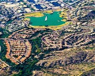 Vibrant Fountain Hills, AZ Aerial Art