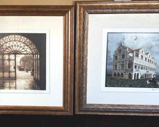 Framed Signed Venezia Aruba Prints