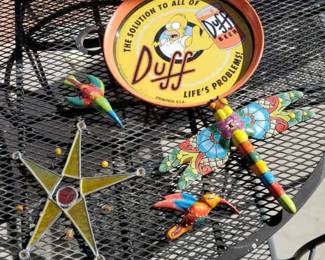 Talavera Yard Art Simpsons Plate