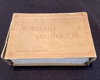 Vintage Boxed Set of French Portrait Postcards