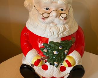 Santa cookie jar