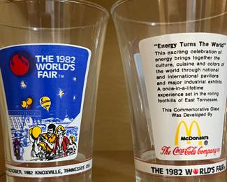 McDonald’s World’s Fair glasses 
