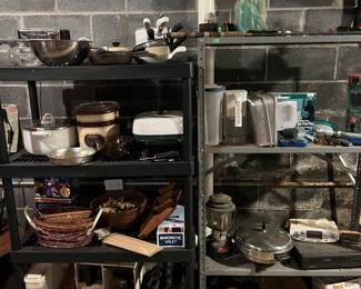 Assorted kitchen and electronics 