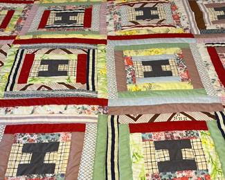 hand stitched quilt