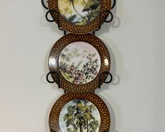 decorative plates and hanger