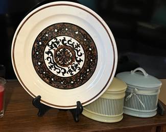 mid century design plate