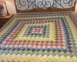 diamond patchwork quilt