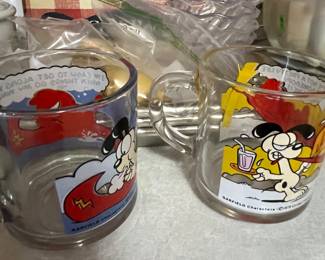 vintage garfield glasses