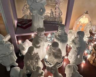 Bisque nativity 