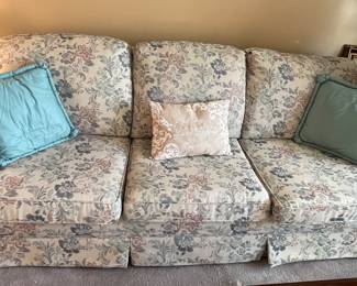 floral couch