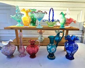 Beautiful Fenton glass.