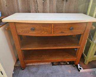 Broyhill mobile kitchen island.