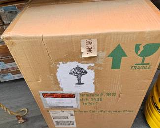 Tiffany lamps - unopened boxes.
